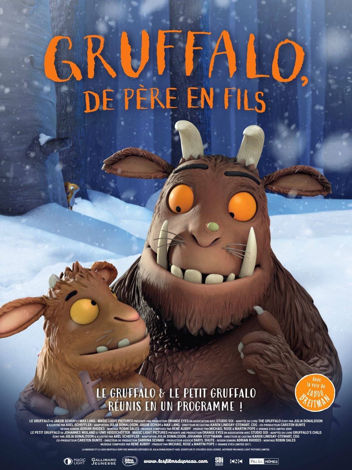 Affiche : GRUFFALO, DE PÈRE EN FILS